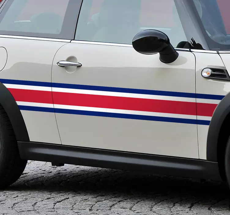 Great Britain Car Racing Stripe Sticker - TenStickers