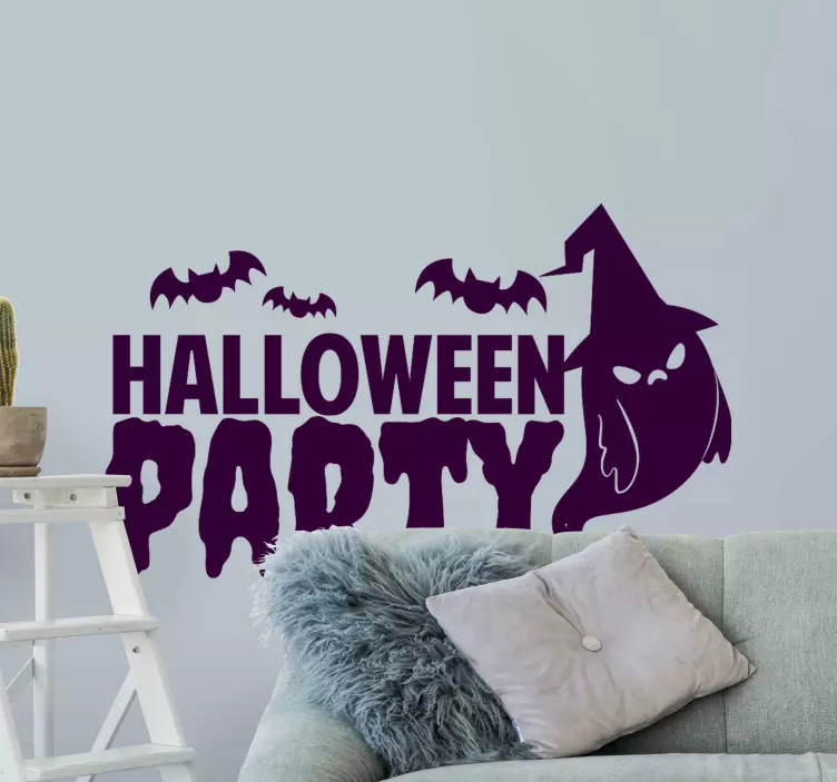 Halloween party halloween sticker - TenStickers