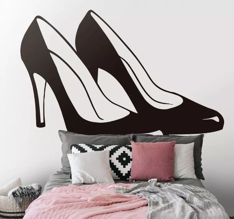 Fashion High Heels Wall Sticker - TenStickers