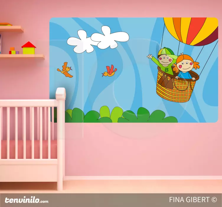 I'm Flying Kids Home Sticker - TenStickers