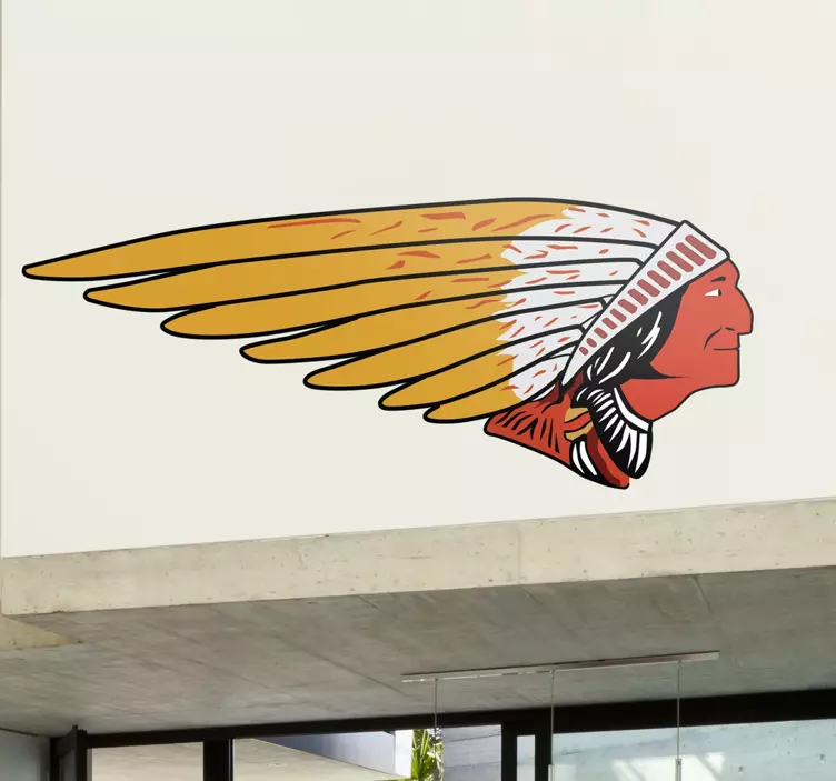 Indian Logo Sticker - TenStickers