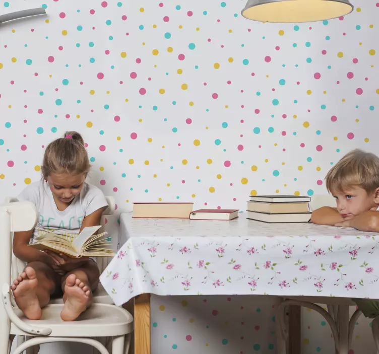 Infant moles Wall Mural sticker - TenStickers