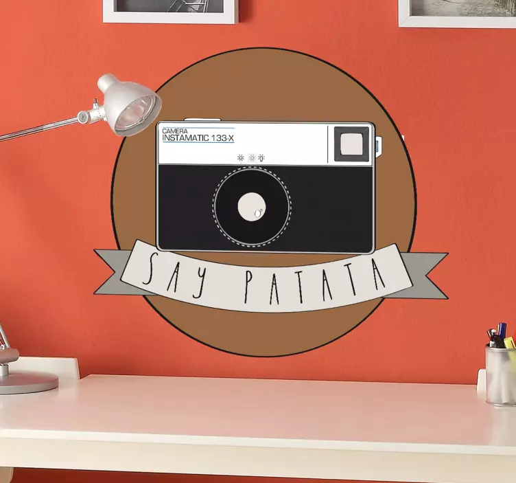 Instamatic patata wall sticker - TenStickers