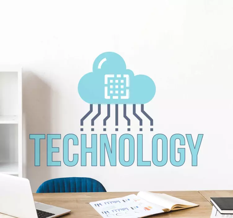 Internet sticker for cloud data connectivity - TenStickers