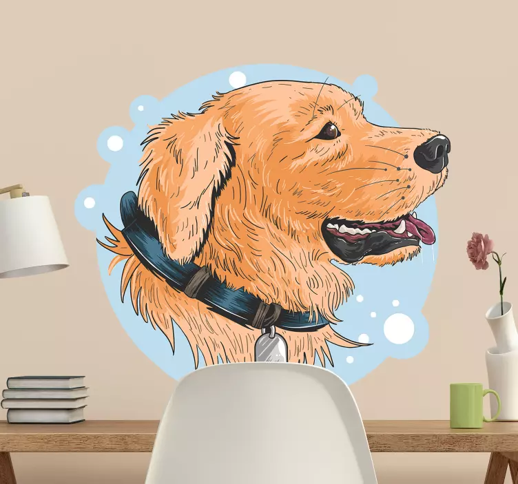 Labrador animals wall sticker - TenStickers