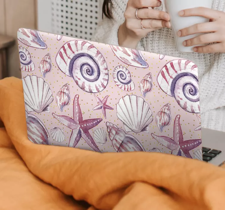 Laptop skin shells and constellations - TenStickers