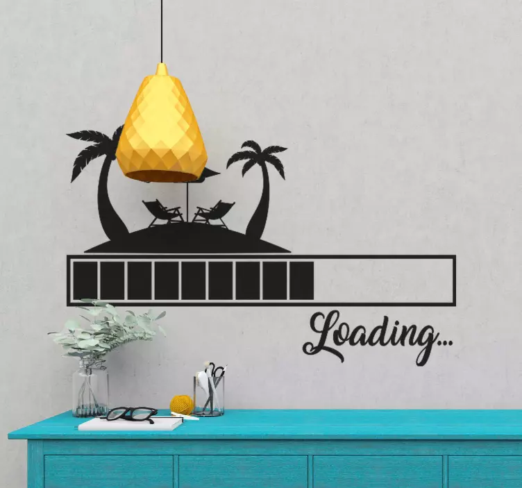 Loading beach travel stickers - TenStickers