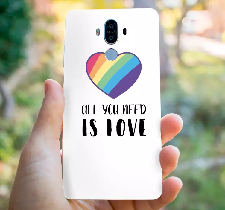 LOVE HEART MESSAGE huawei sticker - TenStickers