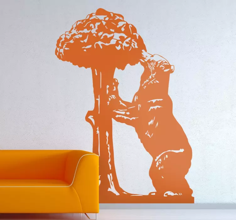 Madrid sculpture wall sticker - TenStickers