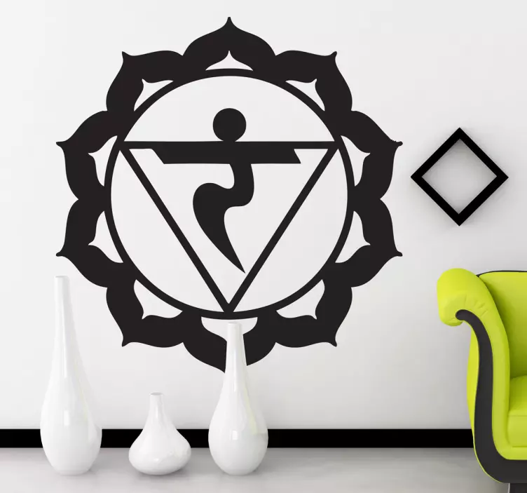 Manipura Chakra Decorative Sticker - TenStickers