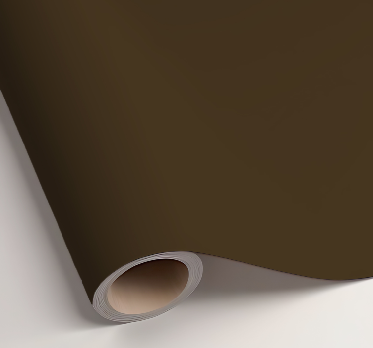 Matte Brown plain sticker - TenStickers