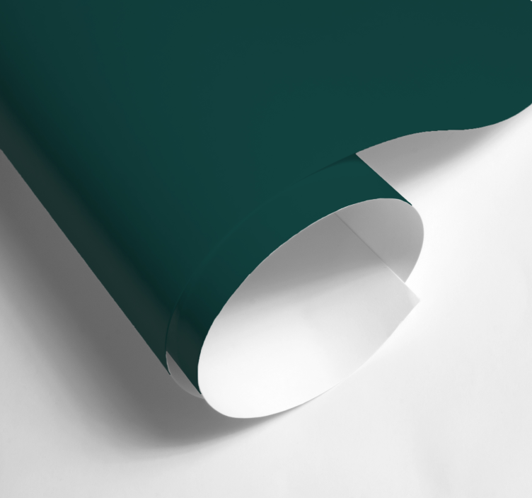 Matte Dark Green plain sticker - TenStickers