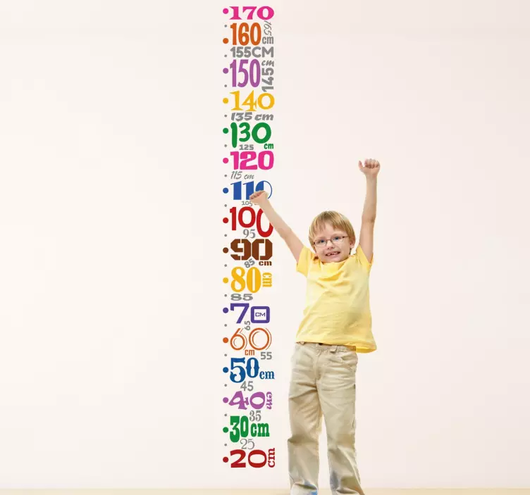 Measuring Tape Child Wall Sticker - TenStickers