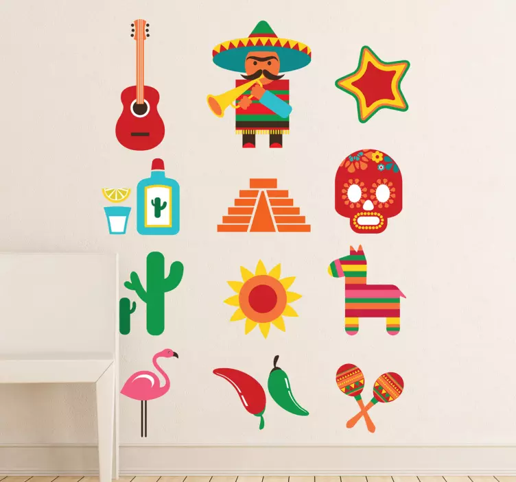 Mexico Decal Collection - TenStickers