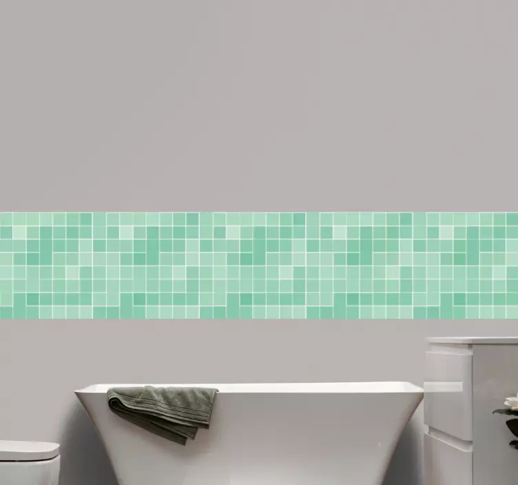 Mosaic Style Pattern tile sticker - TenStickers