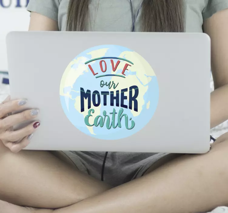 Mother Earth laptop sticker - TenStickers