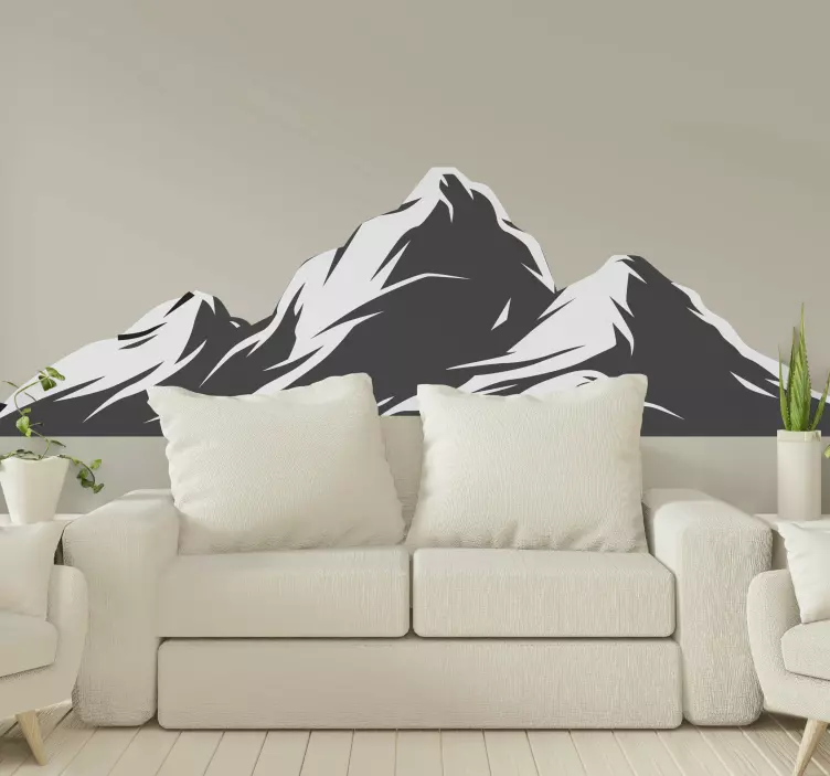 Mountain Pilatus country sticker - TenStickers