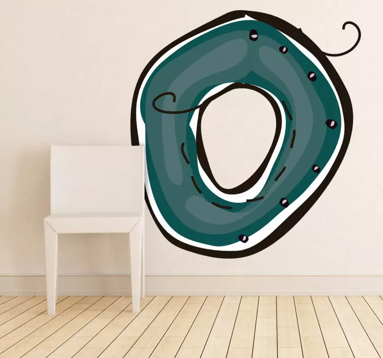 Number 0 Sticker - TenStickers