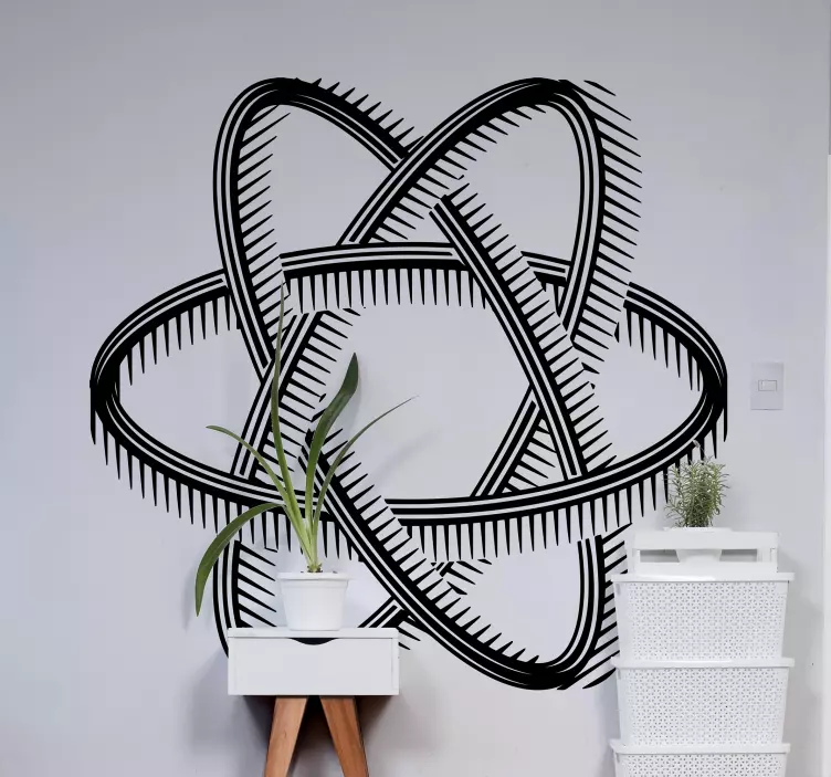 Optical ball wall sticker - TenStickers