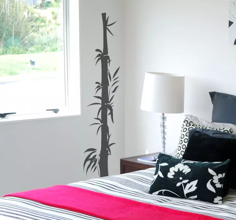 Oriental Bamboo Decal - TenStickers
