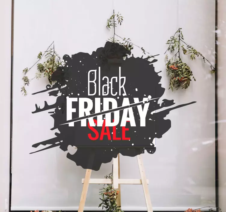 Original Black Friday Sale window sticker - TenStickers