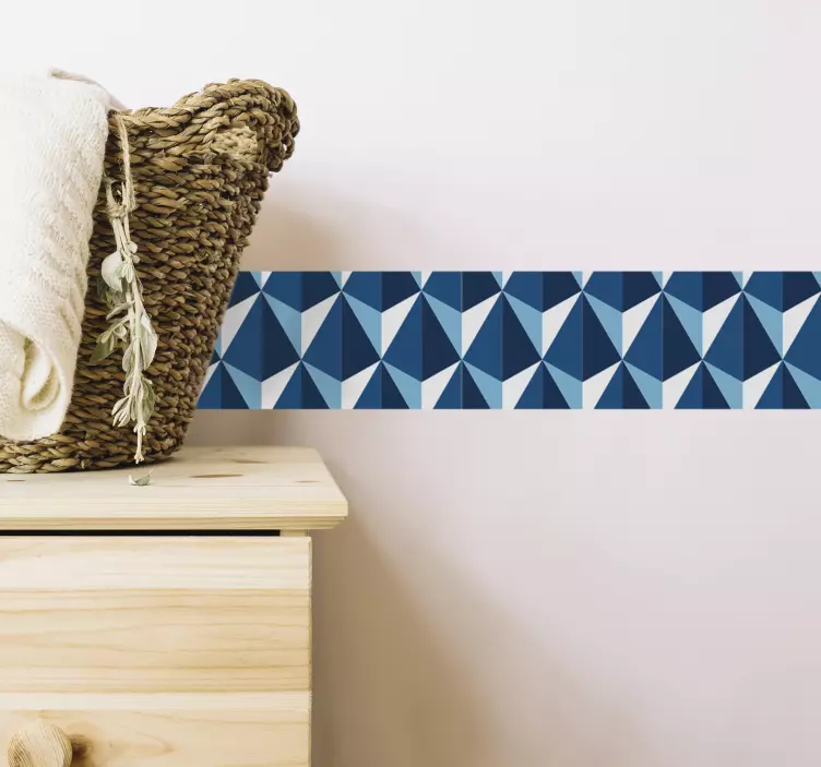 Pantone wall border sticker - TenStickers