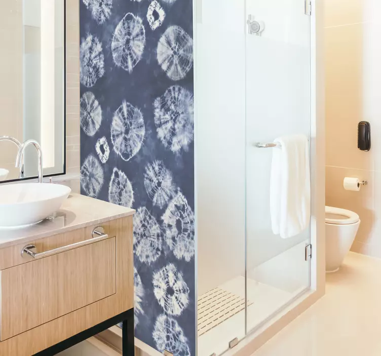 Parampa squeeze shower screen sticker - TenStickers