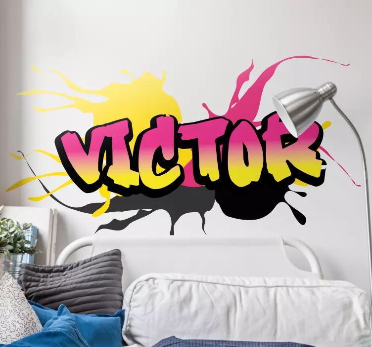 Personalisable graffiti urban decal - TenStickers