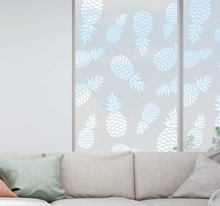 Pineapple Translucent Sticker - TenStickers