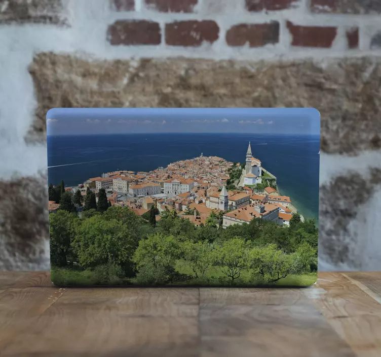 Piran view  laptop vinyl skins - TenStickers