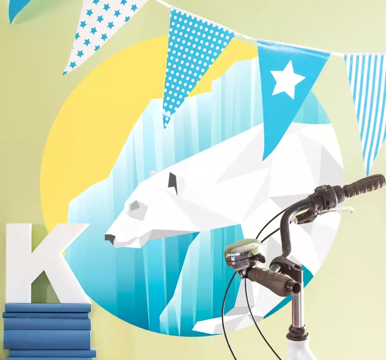 Polar Bear wild animal decal - TenStickers