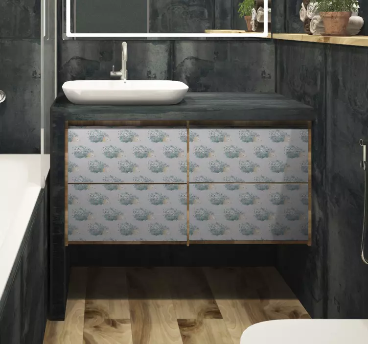 Porcupine art  furniture sticker - TenStickers