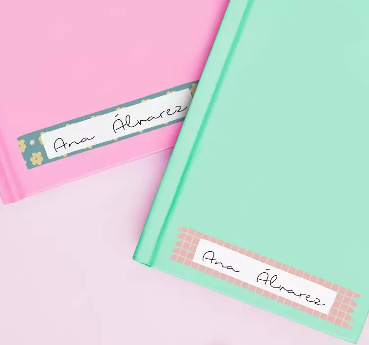 Pretty labels for notebooks educational sticker - TenStickers
