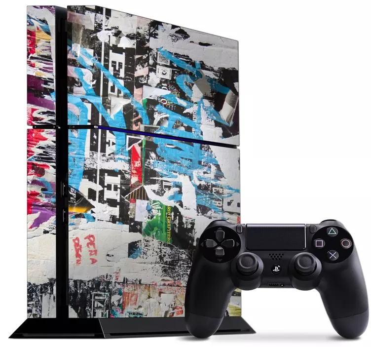 Ps4 skin urban aesthetic vibrance - TenStickers