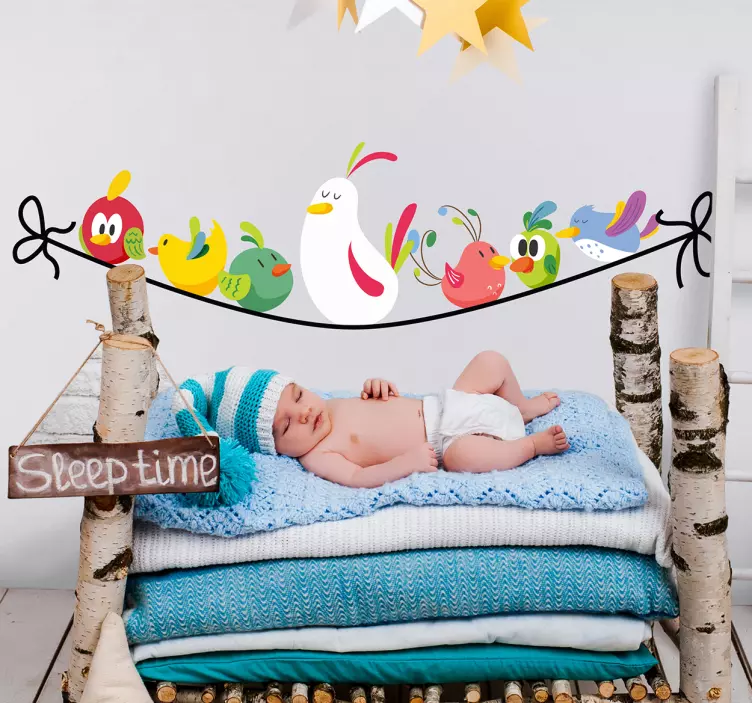 Rainforest animals illustration sticker - TenStickers