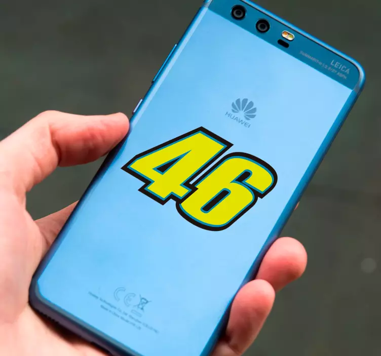 Rossi number vinyl (huawei) - TenStickers
