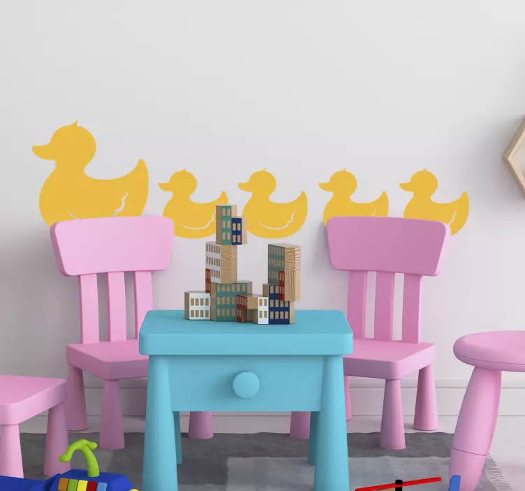 Rubber duck bird wall sticker - TenStickers