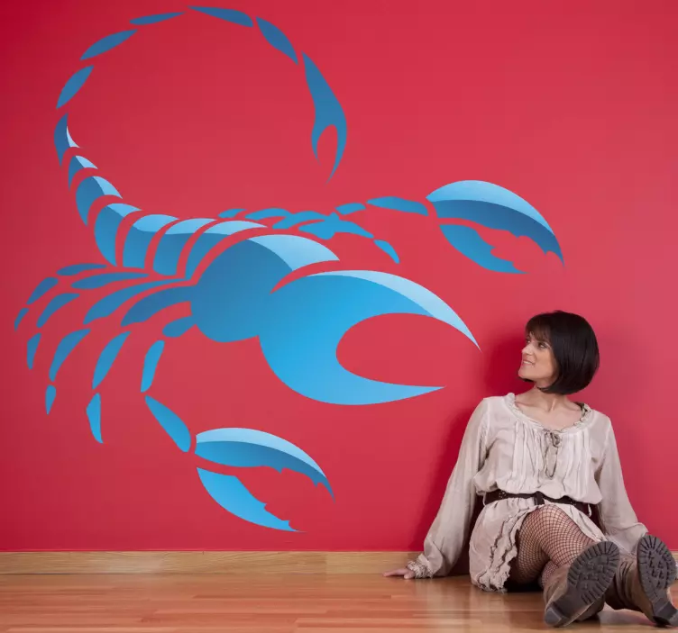 Scorpio Zodiac Sign Wall Sticker - TenStickers
