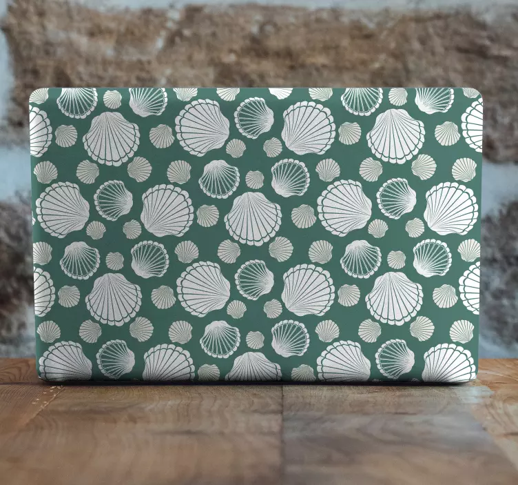 Seashell world laptop skins sticker - TenStickers