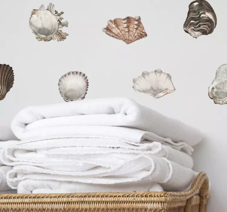 Seashells Wall Sticker Collection - TenStickers