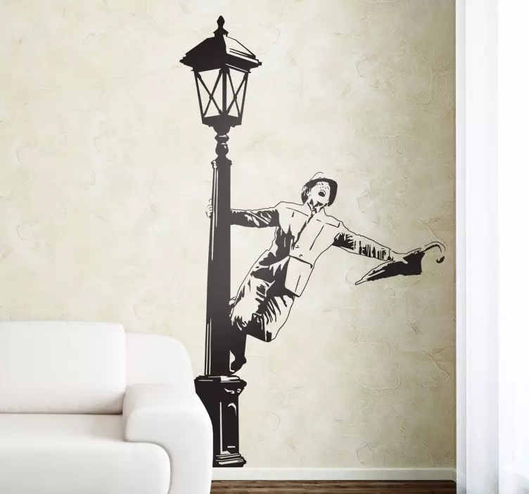 Singin' in the Rain Wall Sticker - TenStickers