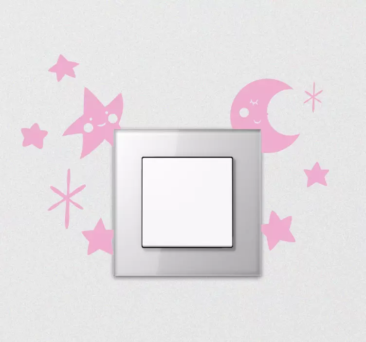 Sky full of Stars light switch decal - TenStickers