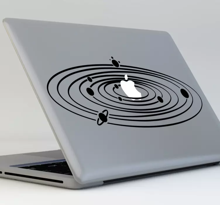 Solar System Apple MacBook Sticker - TenStickers