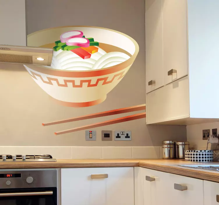 Soup Oriental Food Decal - TenStickers
