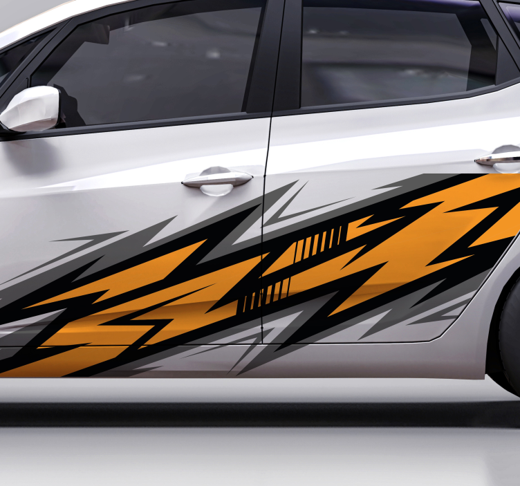 Sport car decal wrap design Car Sticker - TenStickers