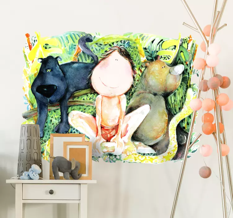 The Jungle Book Children's Sticker - TenStickers
