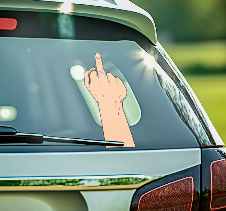 The middle finger is an obscene gesture used to express contempt  - TenStickers