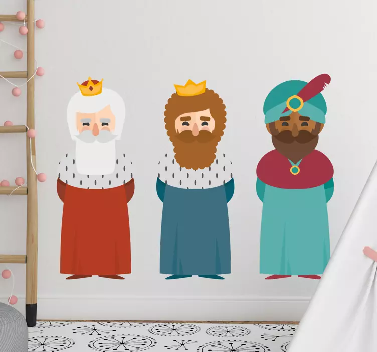 Three Kings christmas sticker - TenStickers