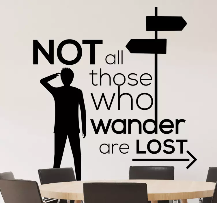 Tolkien quote sticker made for you - TenStickers