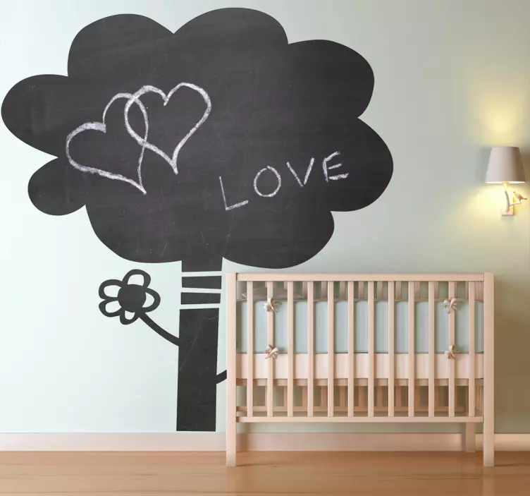 Tree chalkboard wall sticker - TenStickers
